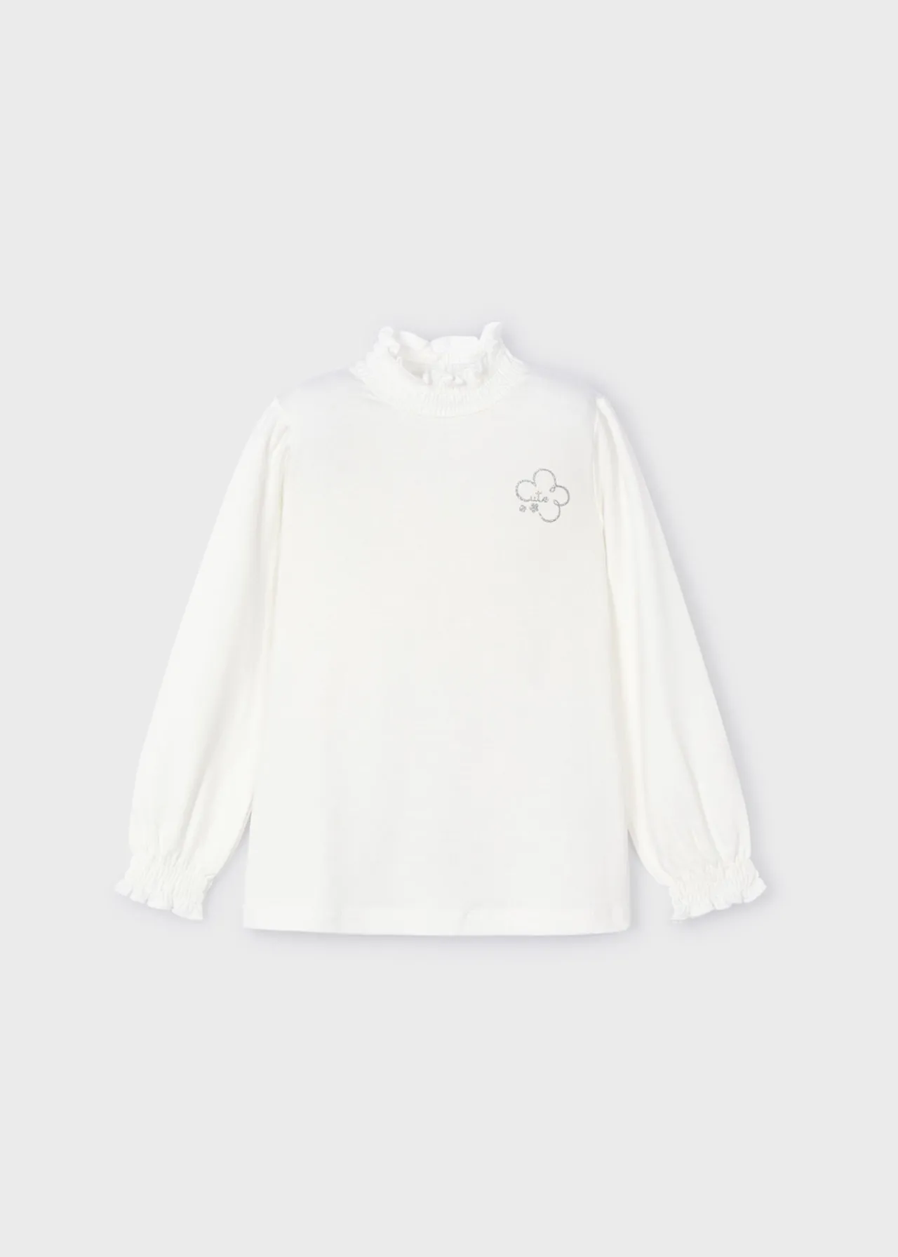 Mayoral Basic mock-neck t-shirt girls