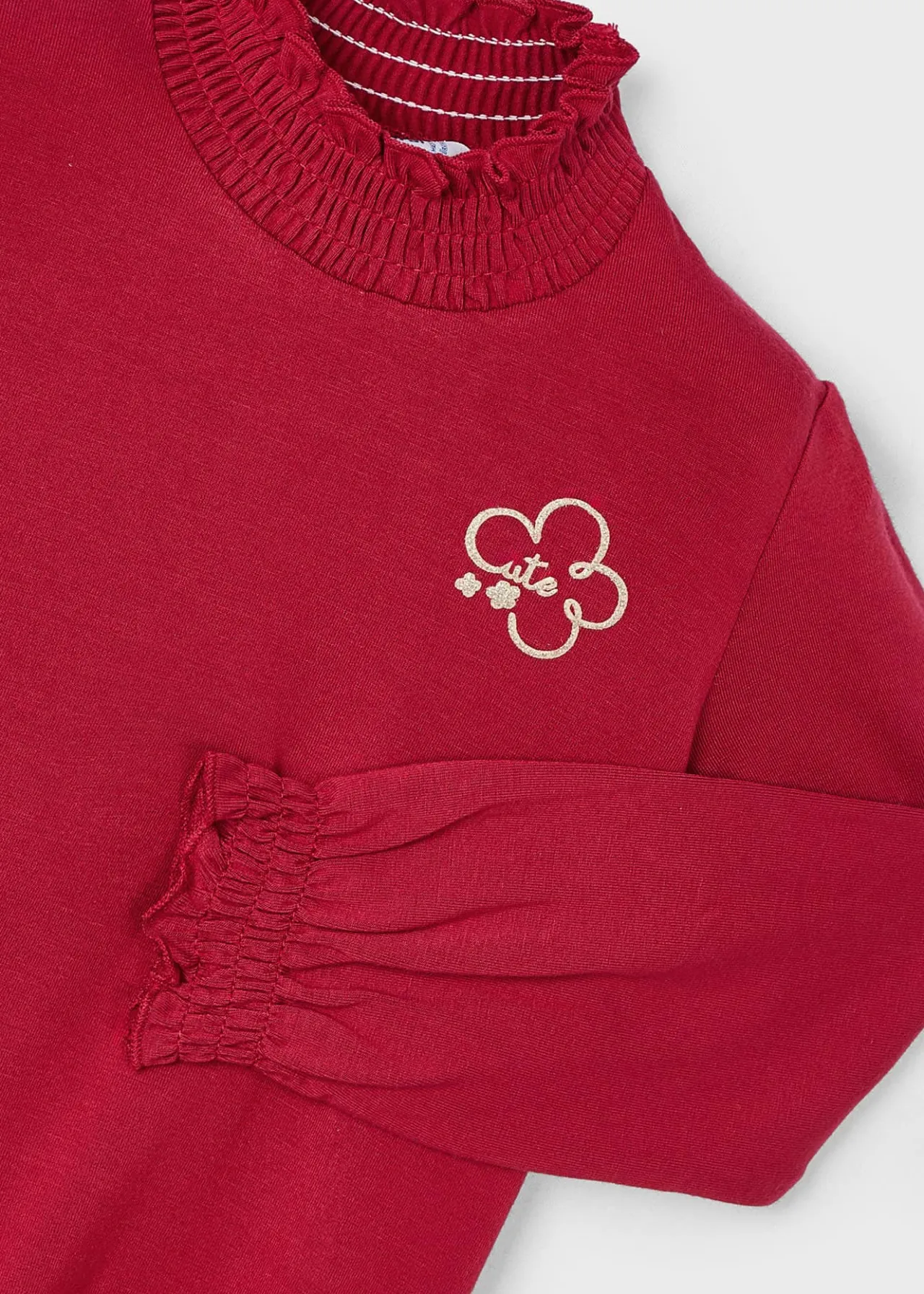 Mayoral Basic mock-neck t-shirt girls