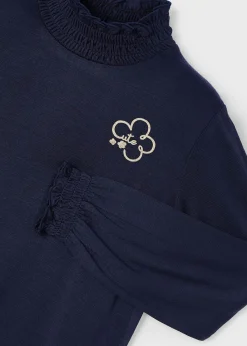 Mayoral Basic mock-neck t-shirt girls