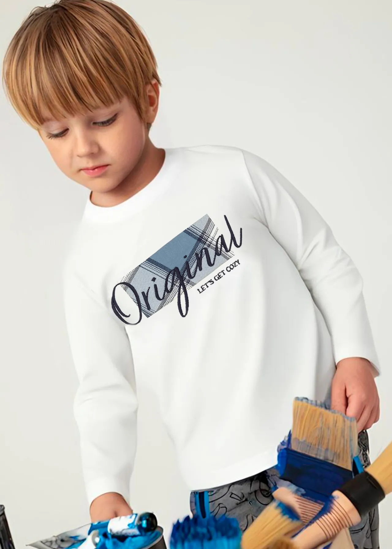 BOY Mayoral Boy Applique T-Shirt