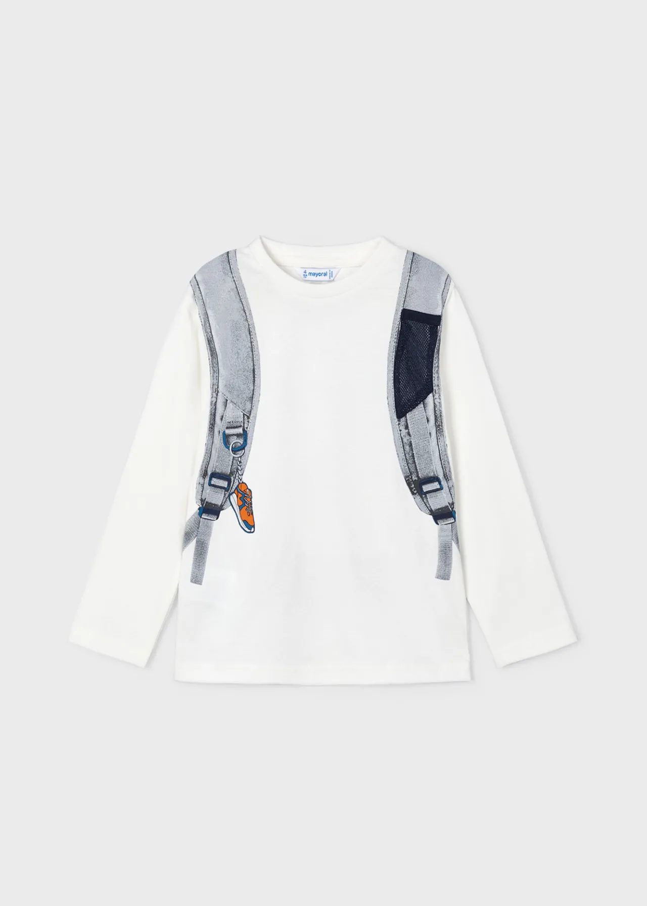 BOY Mayoral Boy Backpack Print T-Shirt