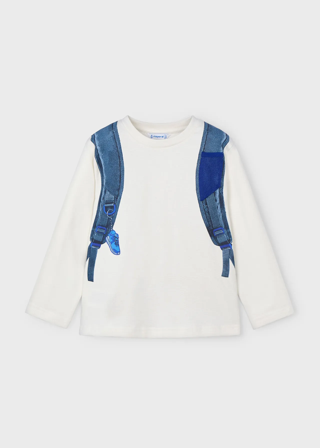 BOY Mayoral Boy Backpack Print T-Shirt