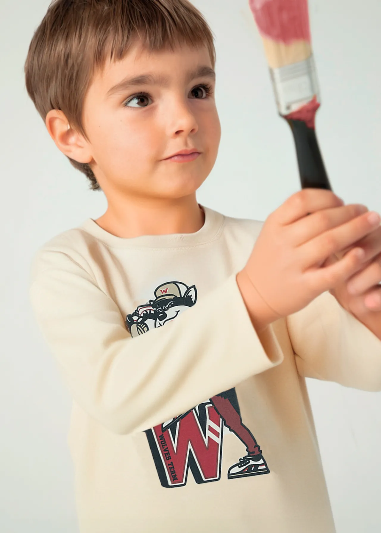 BOY Mayoral Boy Baseball Print T-Shirt