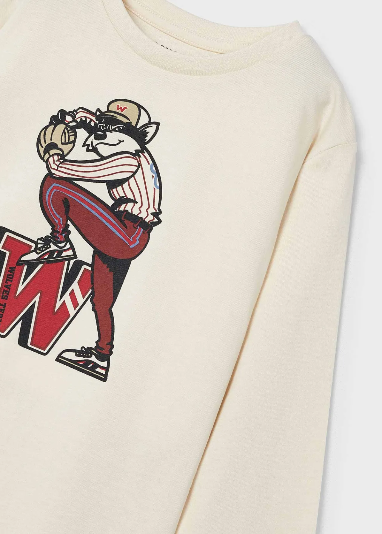 BOY Mayoral Boy Baseball Print T-Shirt