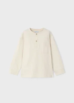 BOY Mayoral Boy Button Neck T-Shirt