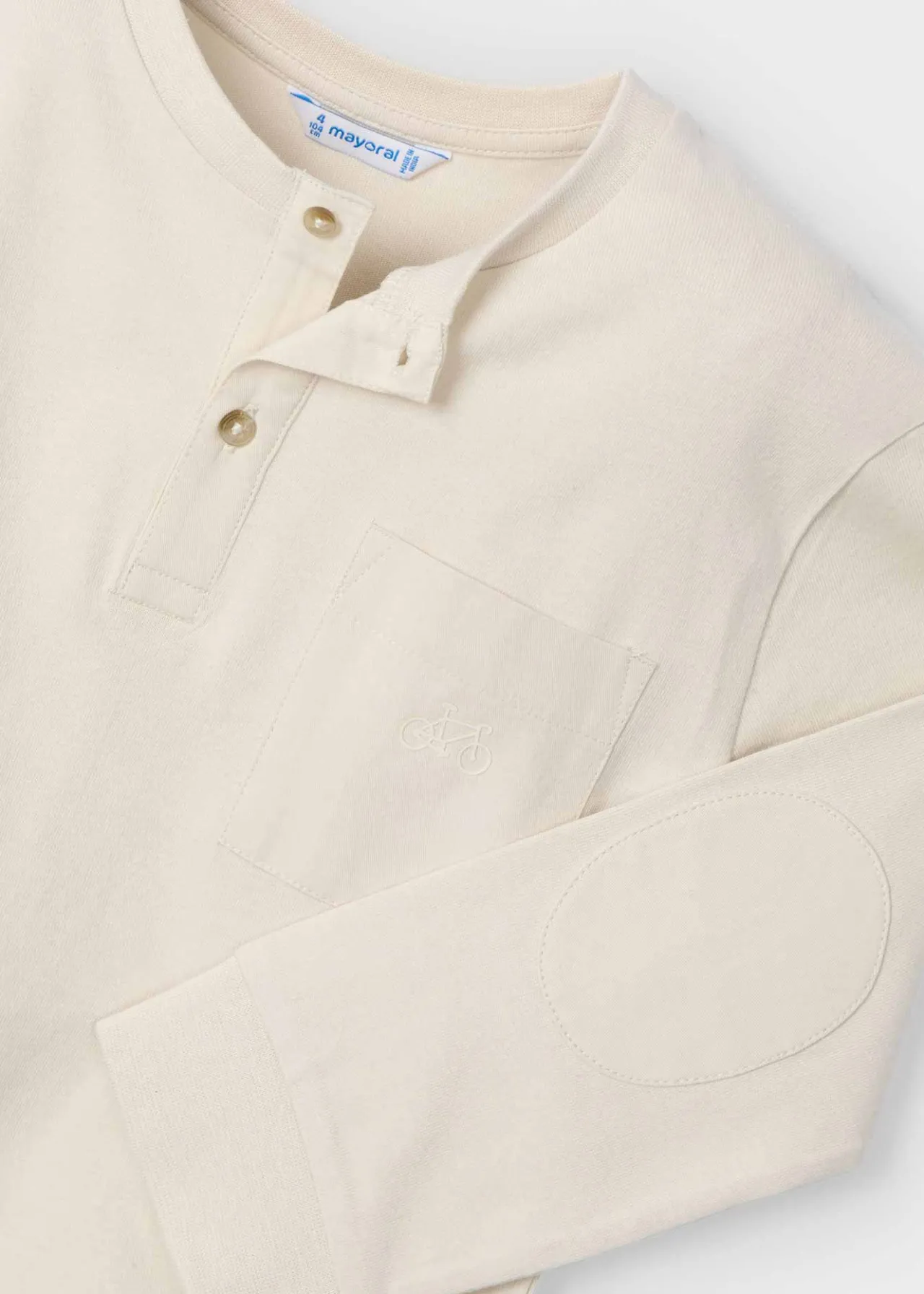 BOY Mayoral Boy Button Neck T-Shirt
