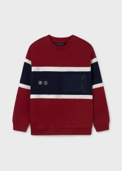 BOY Mayoral Boy Color Block Sweatshirt