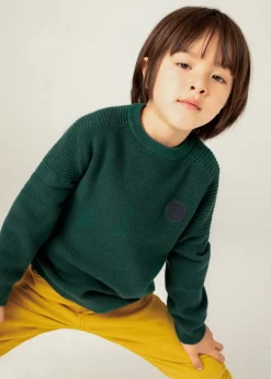 BOY Mayoral Boy Combined Knit Sweater