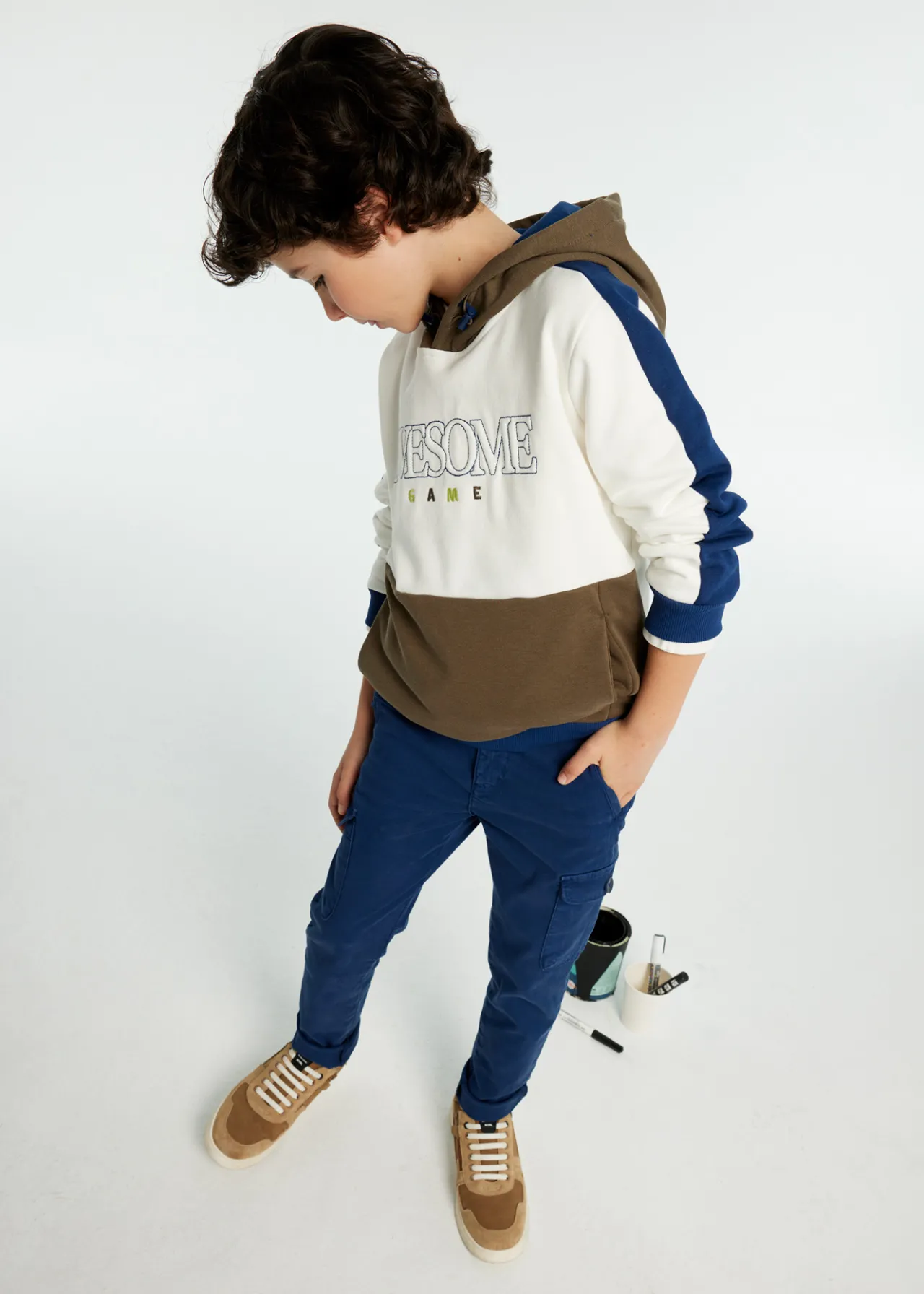 BOY Mayoral Boy Contrast Hoodie