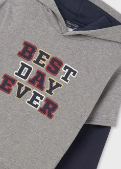BOY Mayoral Boy Double Sleeved Hoodie
