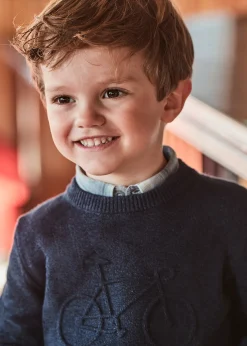 BOY Mayoral Boy Embossed Bike Sweater