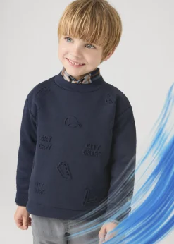 BOY Mayoral Boy Embossed Sweatshirt