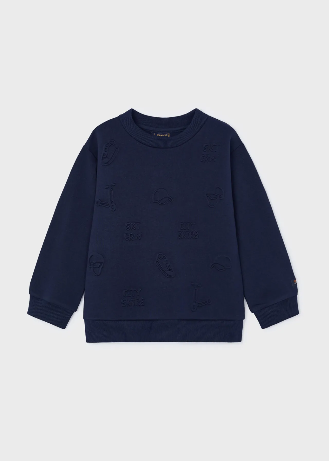 BOY Mayoral Boy Embossed Sweatshirt