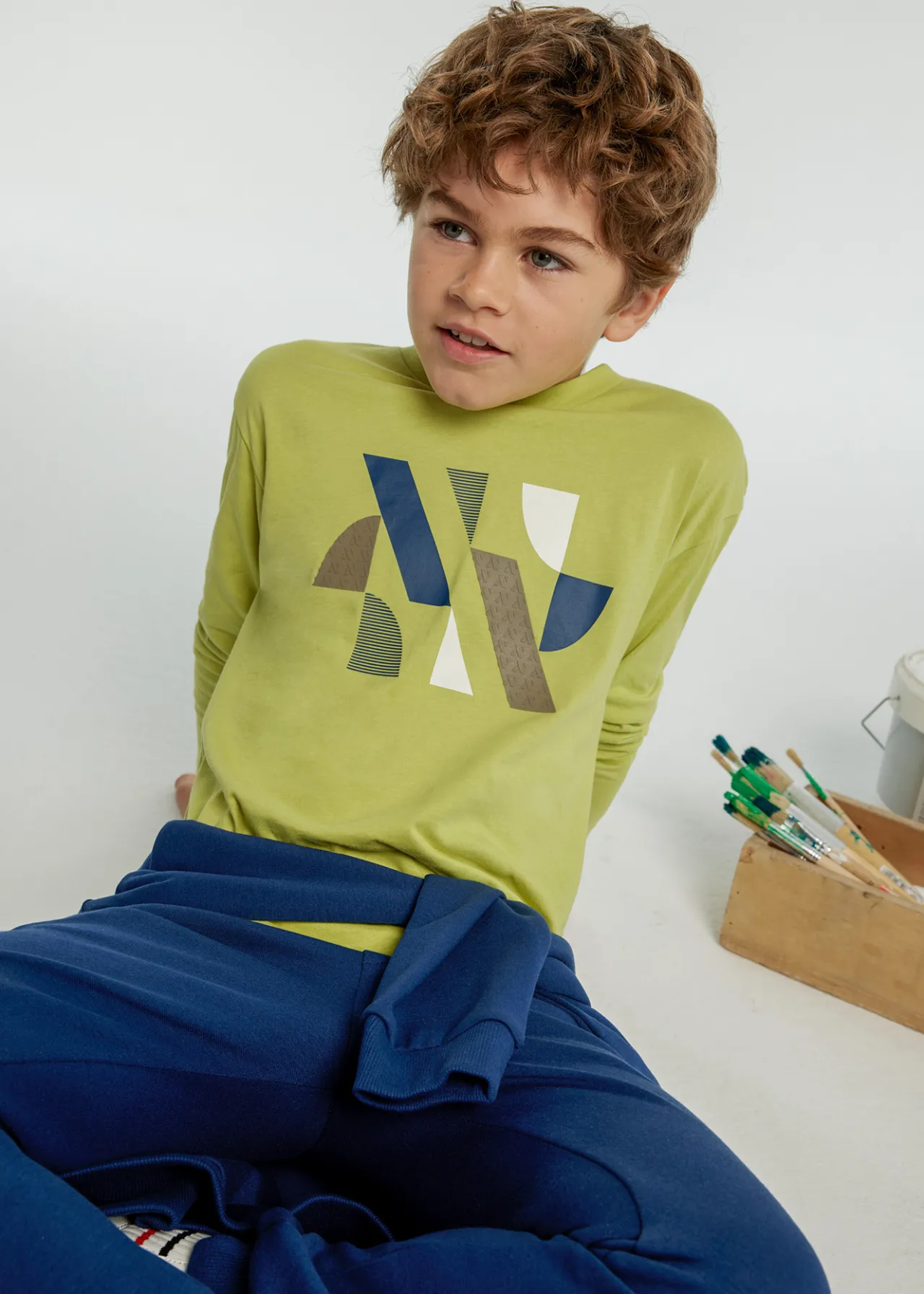 BOY Mayoral Boy Embossed T-Shirt