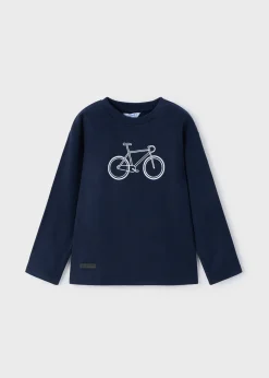 BOY Mayoral Boy Embroidered Bicycle T-Shirt