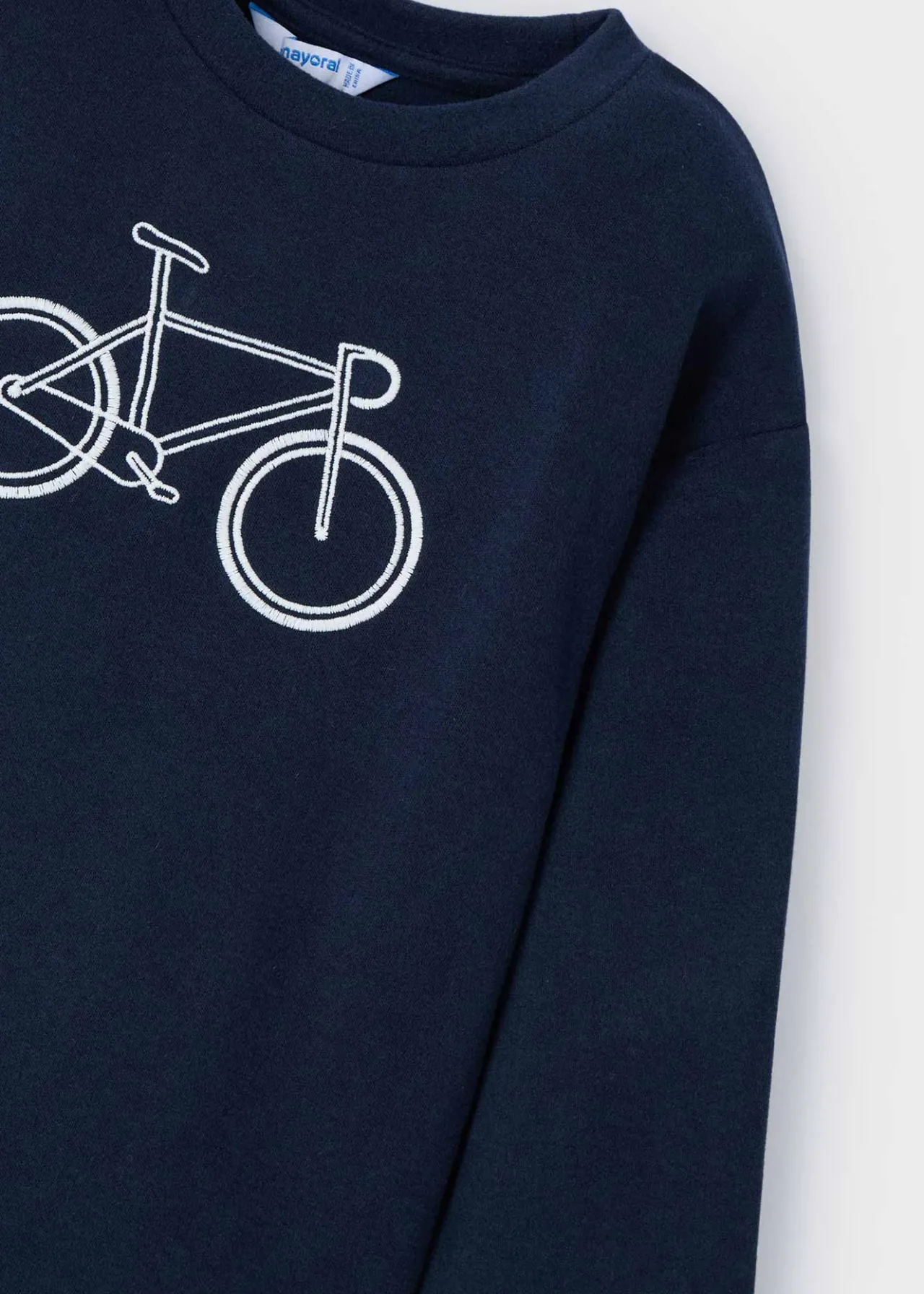 BOY Mayoral Boy Embroidered Bicycle T-Shirt