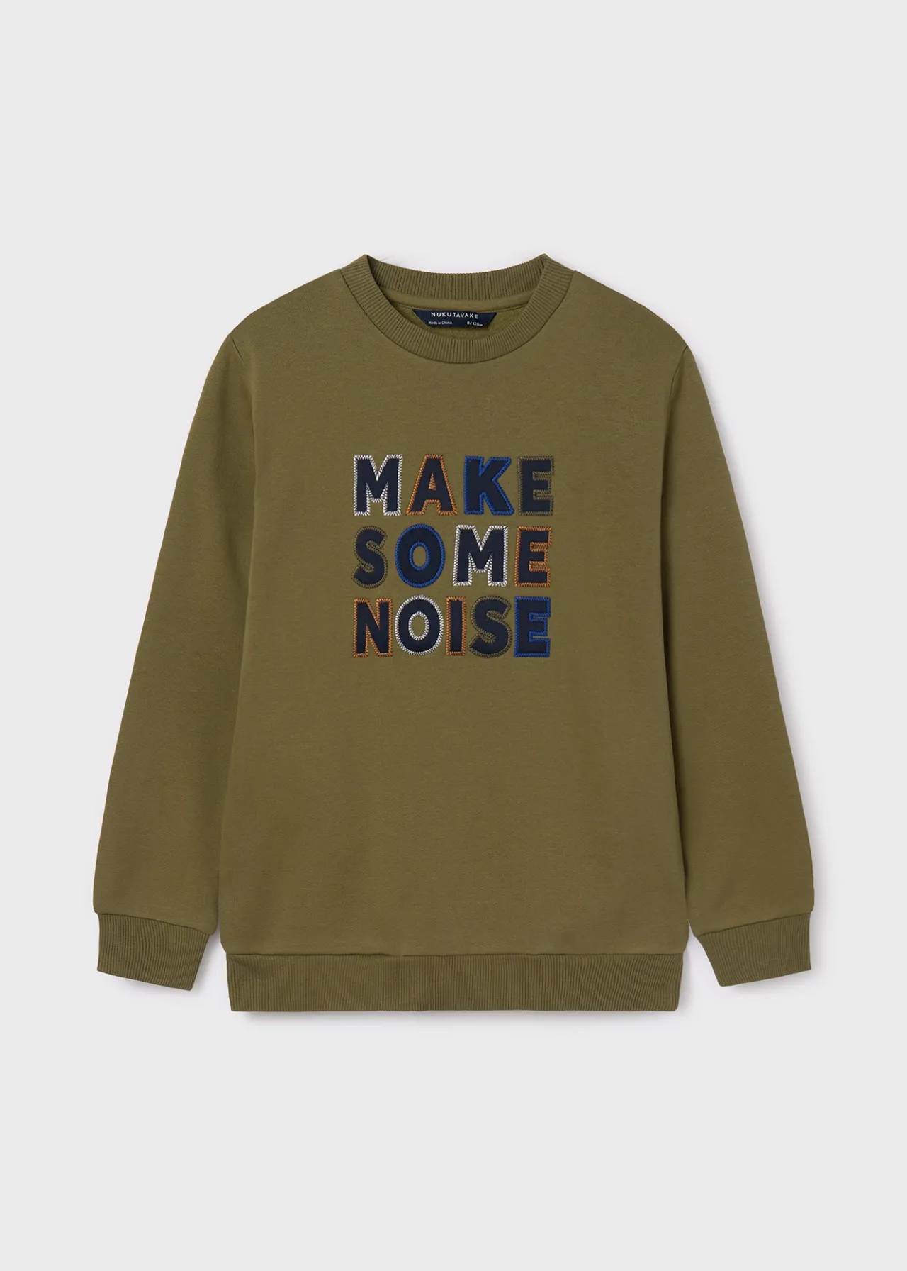 BOY Mayoral Boy Embroidered Text Sweatshirt