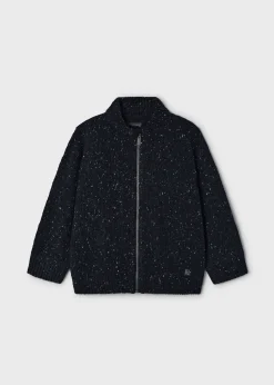BOY Mayoral Boy Fleck Zip Cardigan