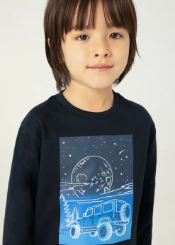 BOY Mayoral Boy Glow in the Dark Print T-Shirt