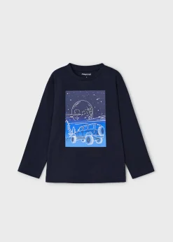 BOY Mayoral Boy Glow in the Dark Print T-Shirt