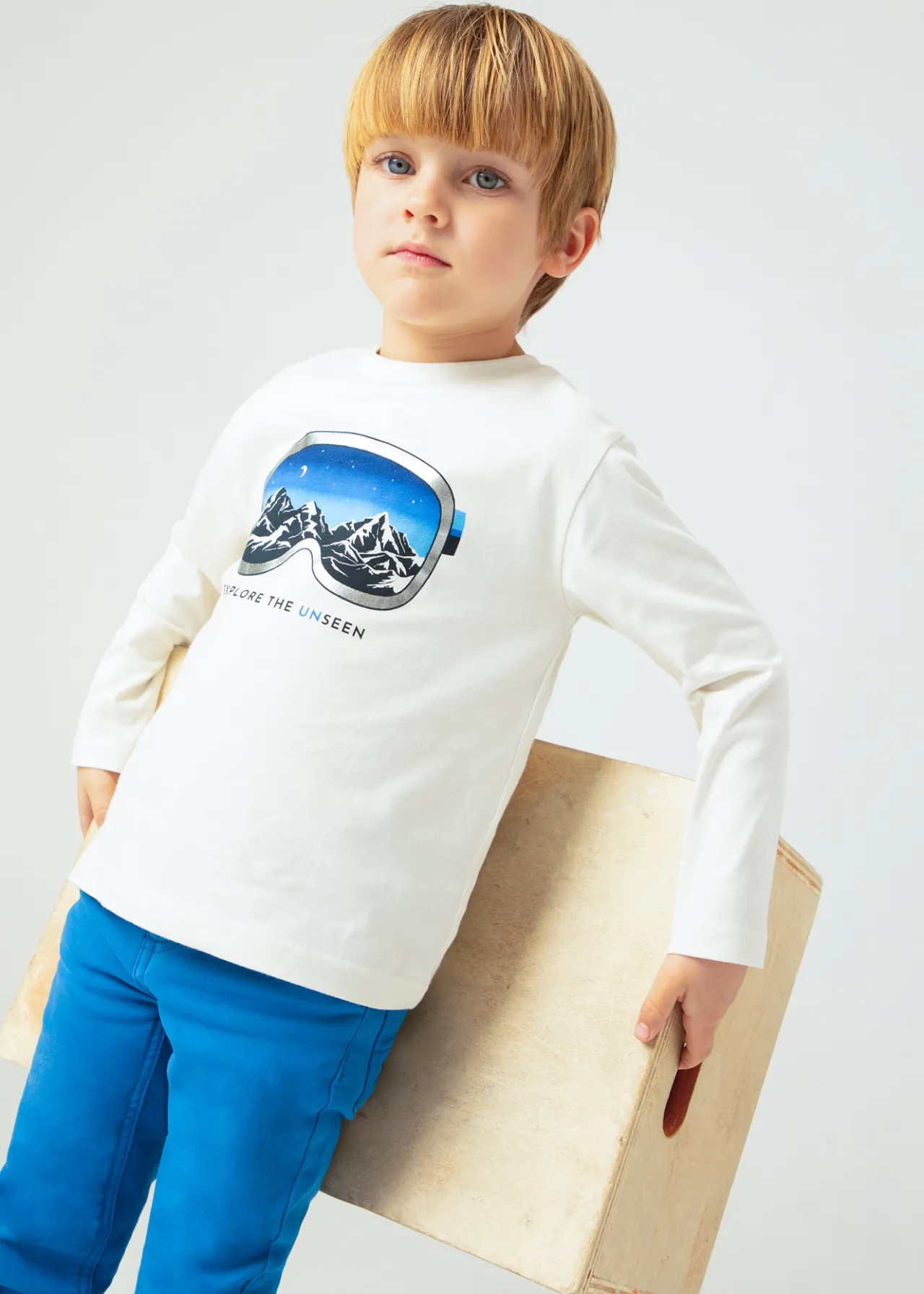 BOY Mayoral Boy Goggles Print T-Shirt