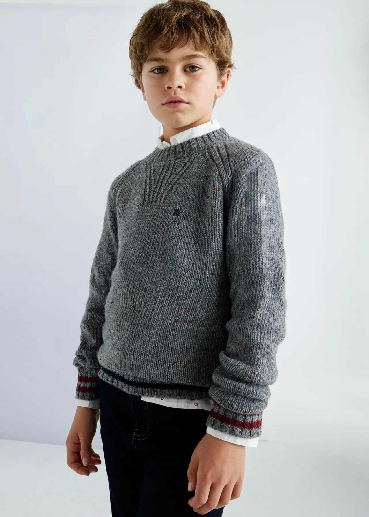 BOY Mayoral Boy Heather Sweater