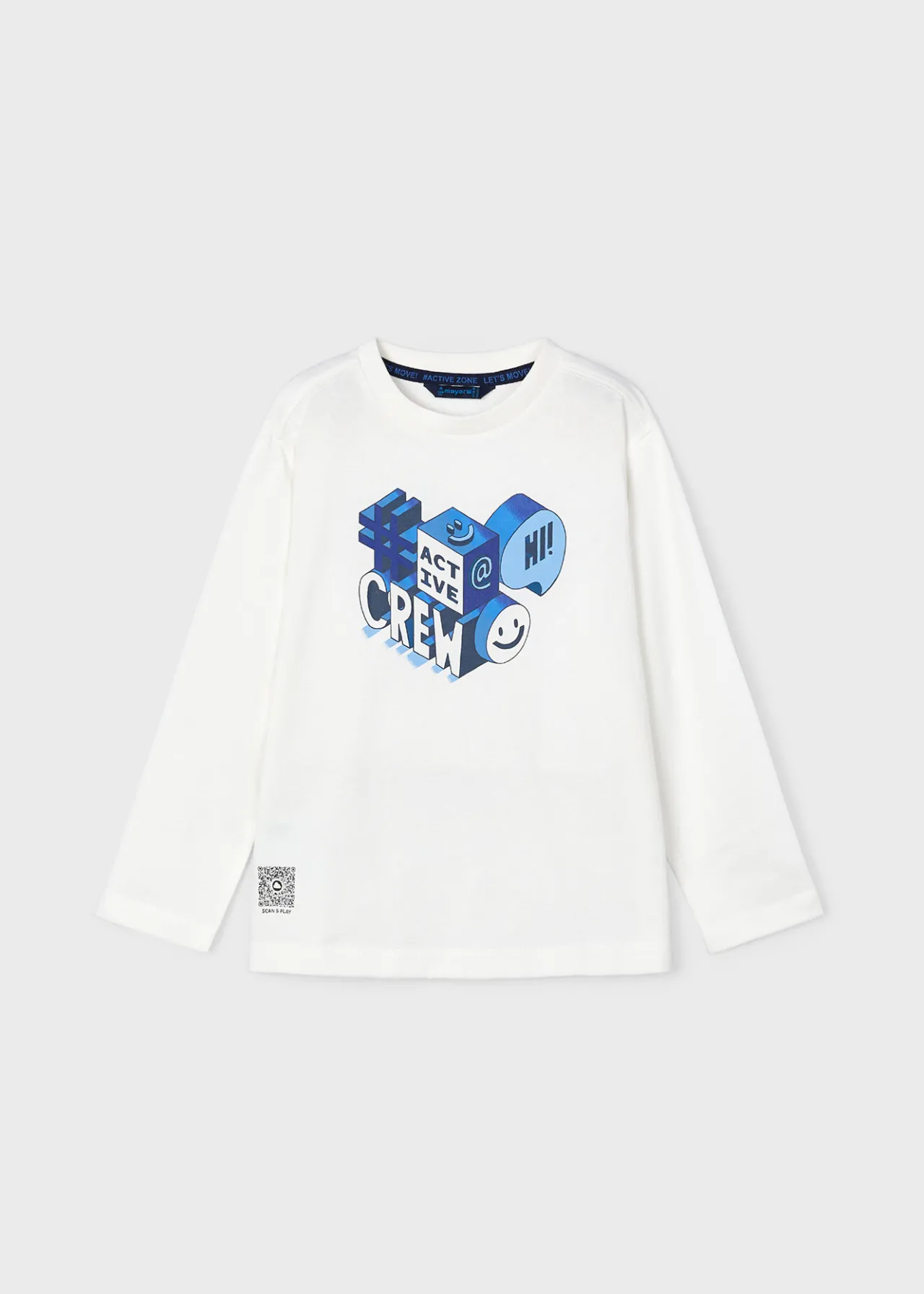 BOY Mayoral Boy Interactive QR Game T-Shirt