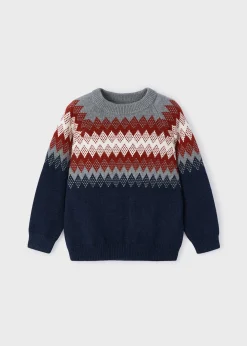 BOY Mayoral Boy Jacquard Sweater