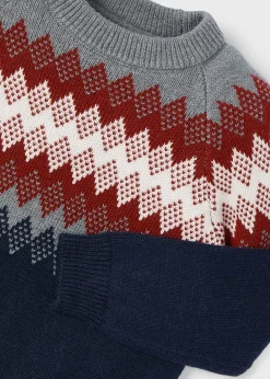 BOY Mayoral Boy Jacquard Sweater