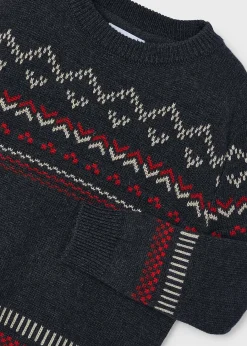 BOY Mayoral Boy Jacquard Sweater