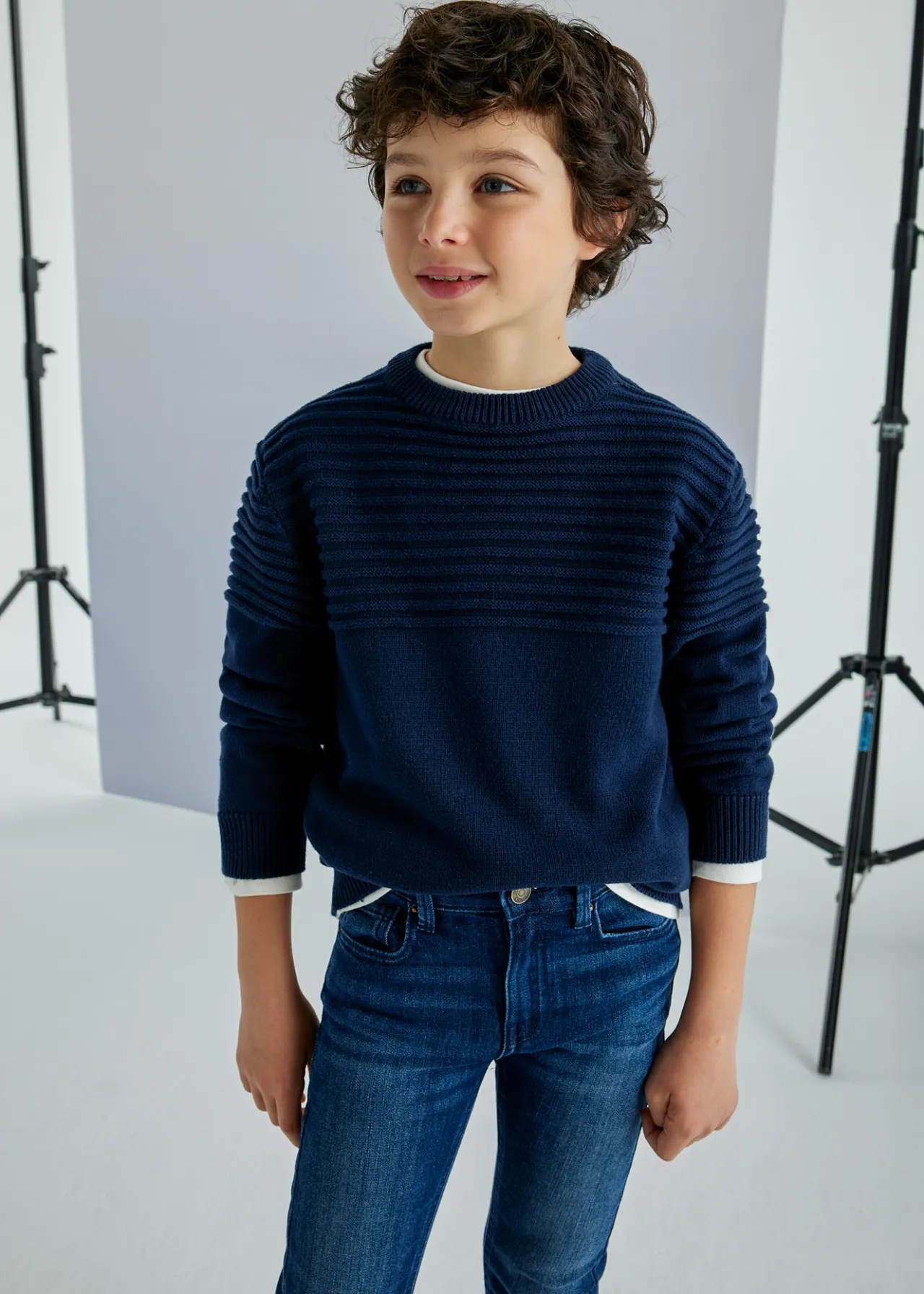BOY Mayoral Boy Jacquard Sweater