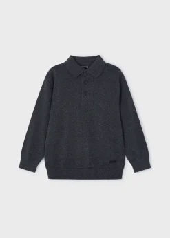 BOY Mayoral Boy Knit Polo Shirt