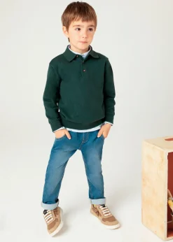 BOY Mayoral Boy Knit Polo Shirt