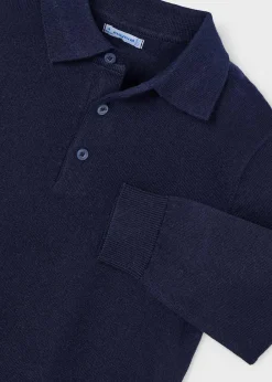 BOY Mayoral Boy Knit Polo Shirt