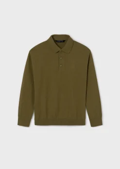 BOY Mayoral Boy Knit Polo Shirt