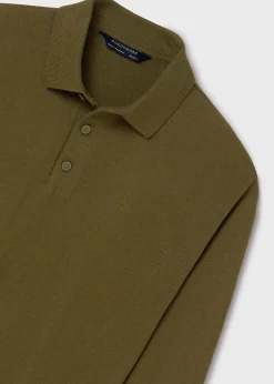BOY Mayoral Boy Knit Polo Shirt