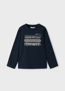 BOY Mayoral Boy Lenticular Print T-Shirt