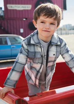 BOY Mayoral Boy Plaid Jacket