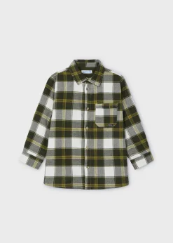 BOY Mayoral Boy Plaid Overshirt