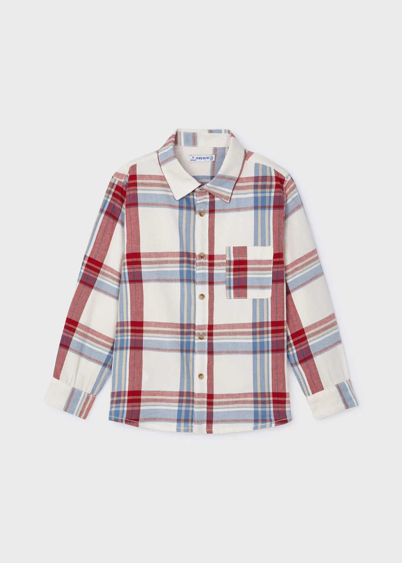 BOY Mayoral Boy Plaid Shirt