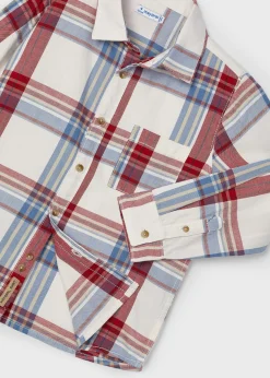 BOY Mayoral Boy Plaid Shirt