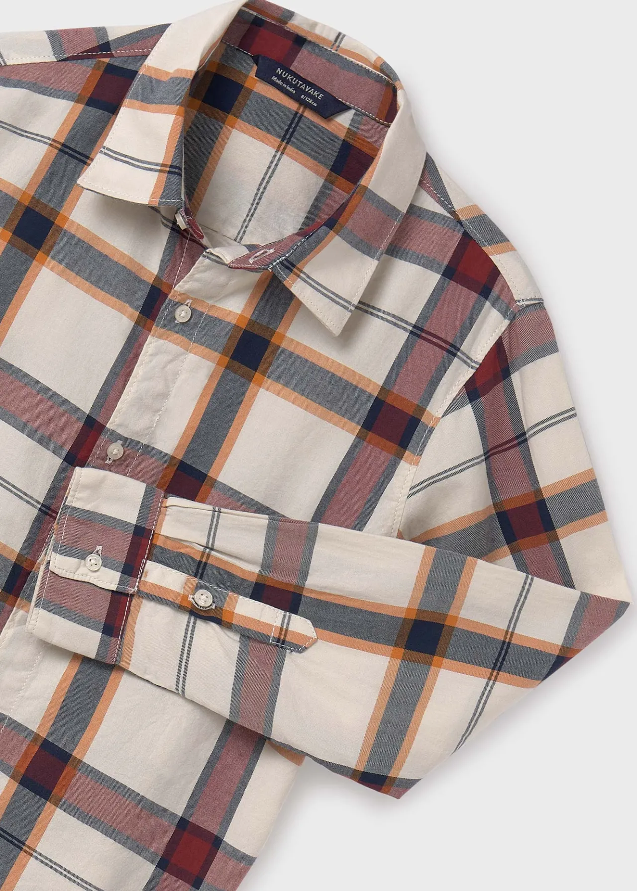 BOY Mayoral Boy Plaid Shirt