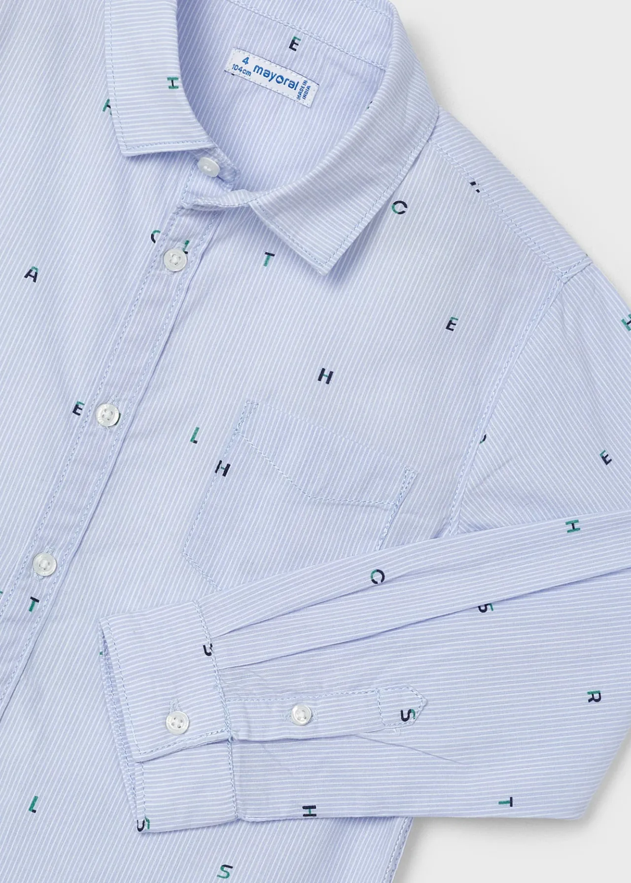 BOY Mayoral Boy Print Shirt
