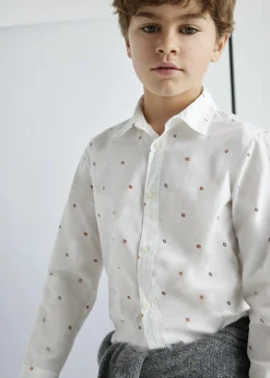 BOY Mayoral Boy Print Shirt