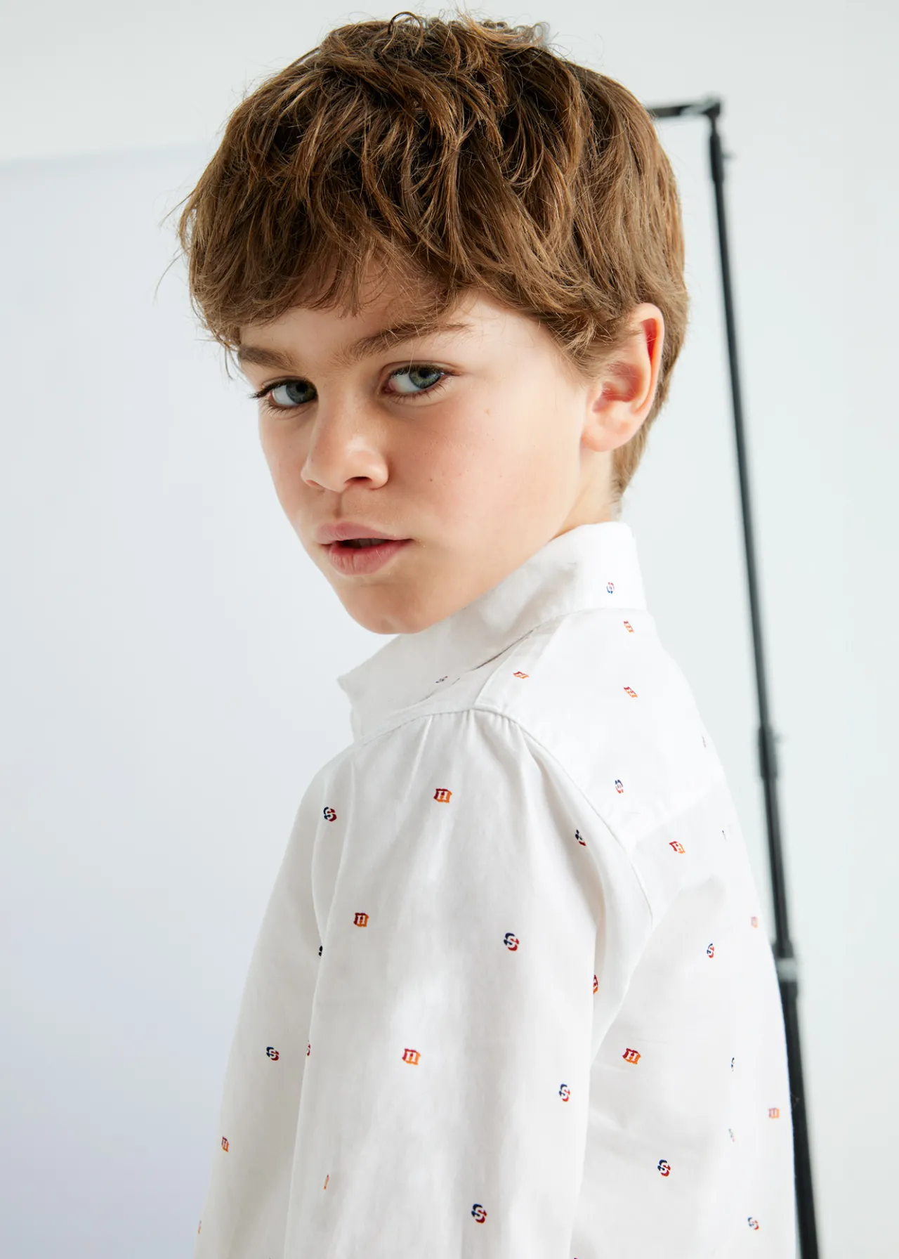 BOY Mayoral Boy Print Shirt