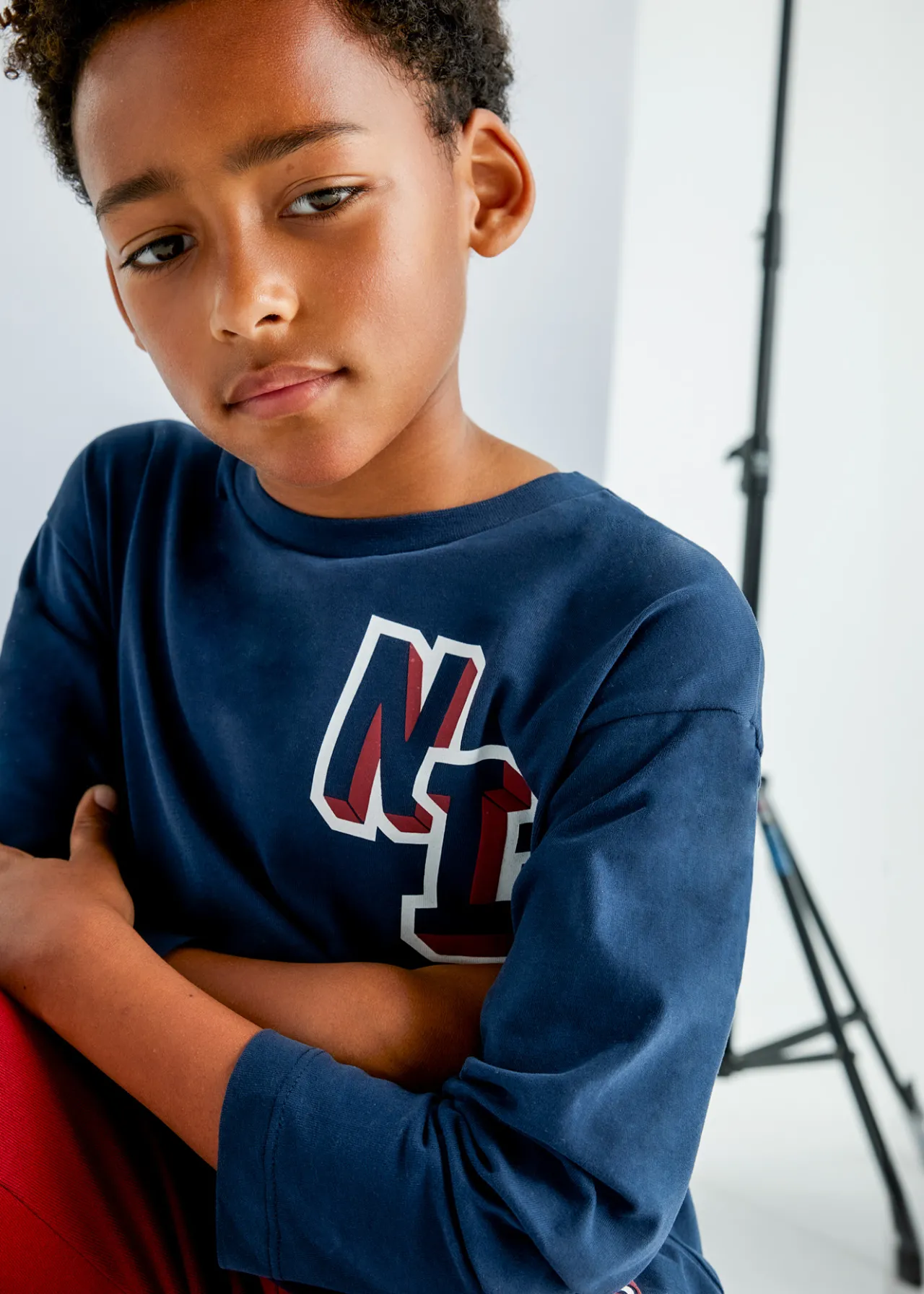 BOY Mayoral Boy Print Text T-Shirt