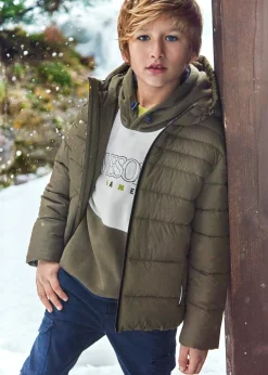 BOY Mayoral Boy Puffer Jacket with Reflective Details