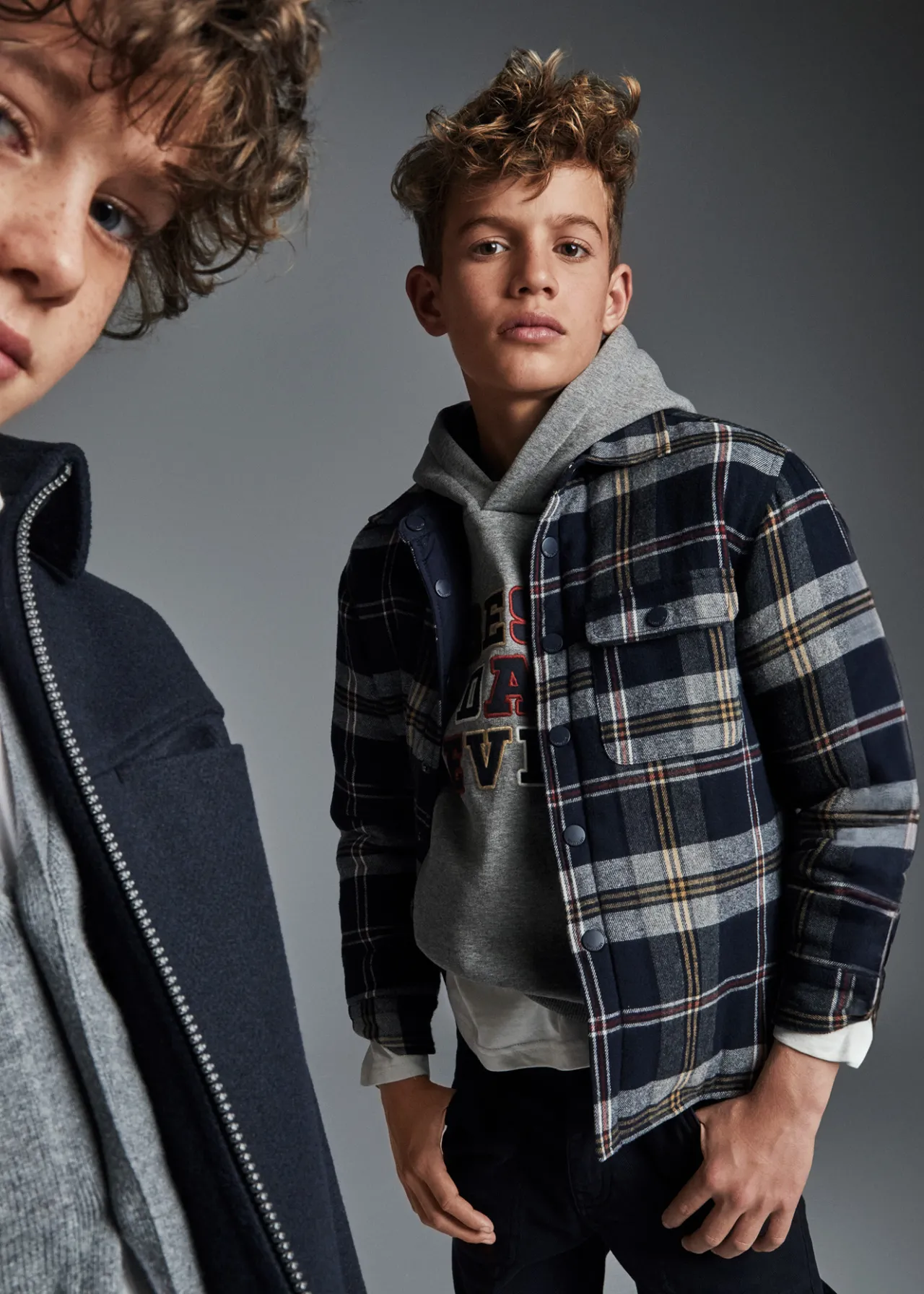 BOY Mayoral Boy Reversible Quilted Overshirt