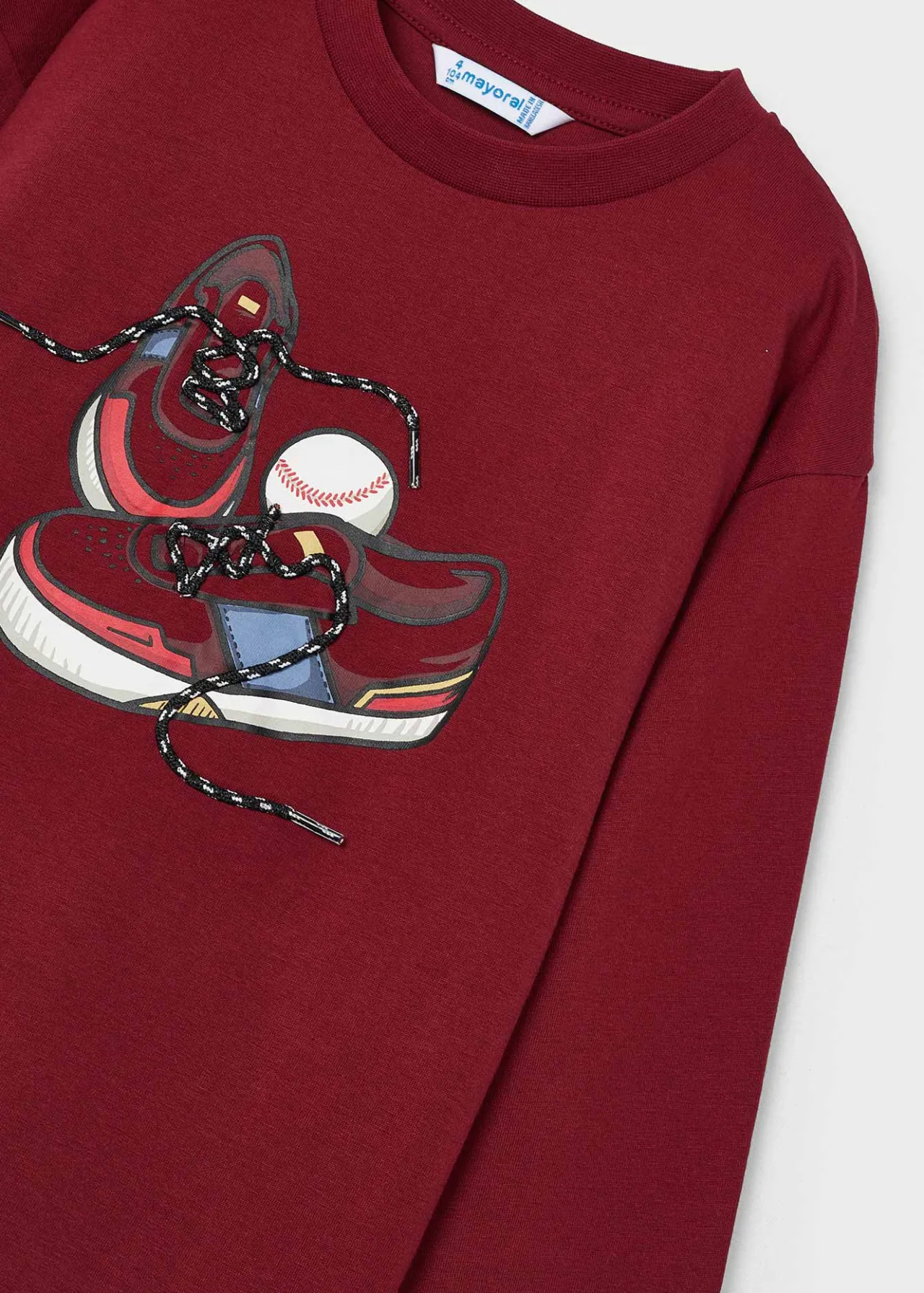 BOY Mayoral Boy Shoes Print T-Shirt