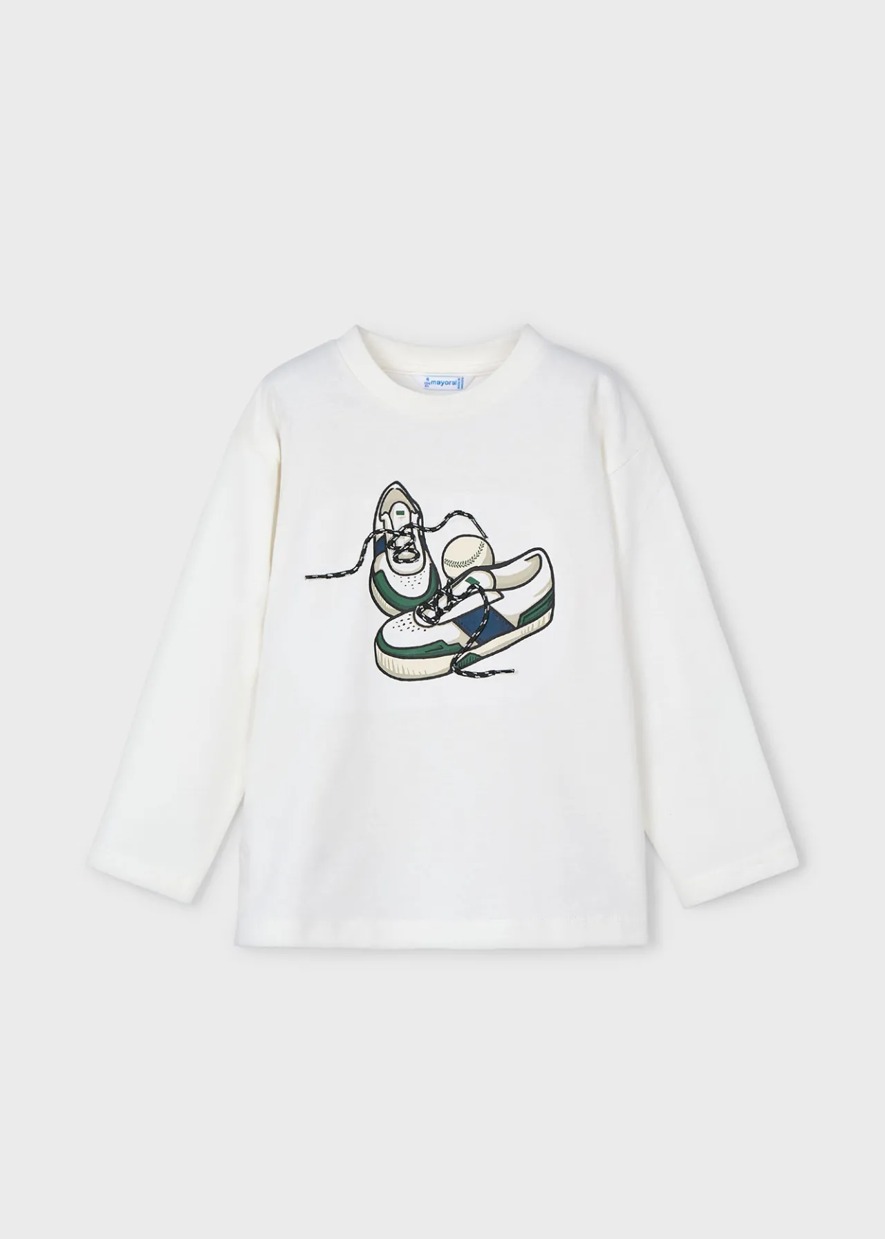 BOY Mayoral Boy Shoes Print T-Shirt